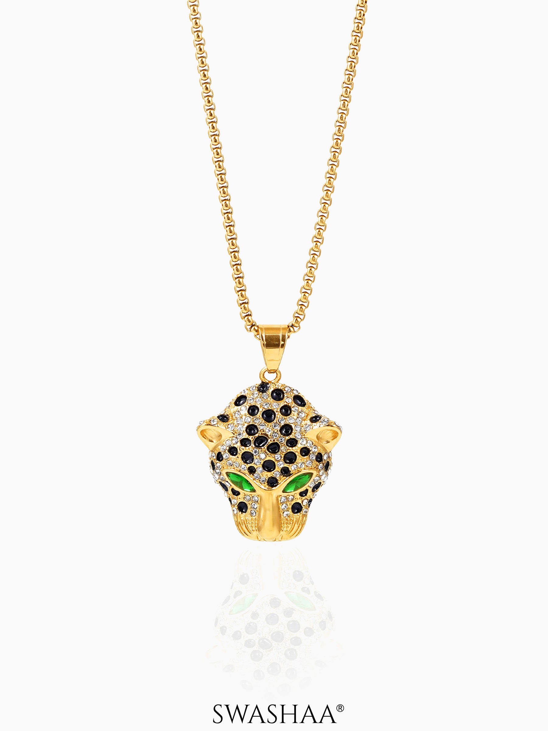 Amur 18K Gold Plated Men's Chain Pendant Medium Pendant