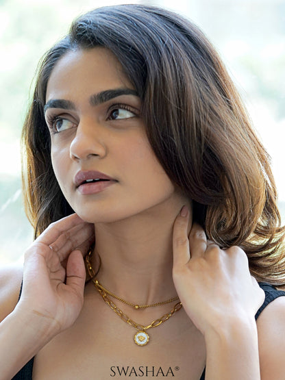 Ana 18K Gold Plated Layered Necklace