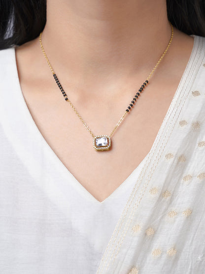 Anisa Solitaire 18K Gold Plated Mangalsutra