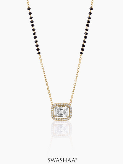 Anisa Solitaire Mangalsutra 18K Gold Plated