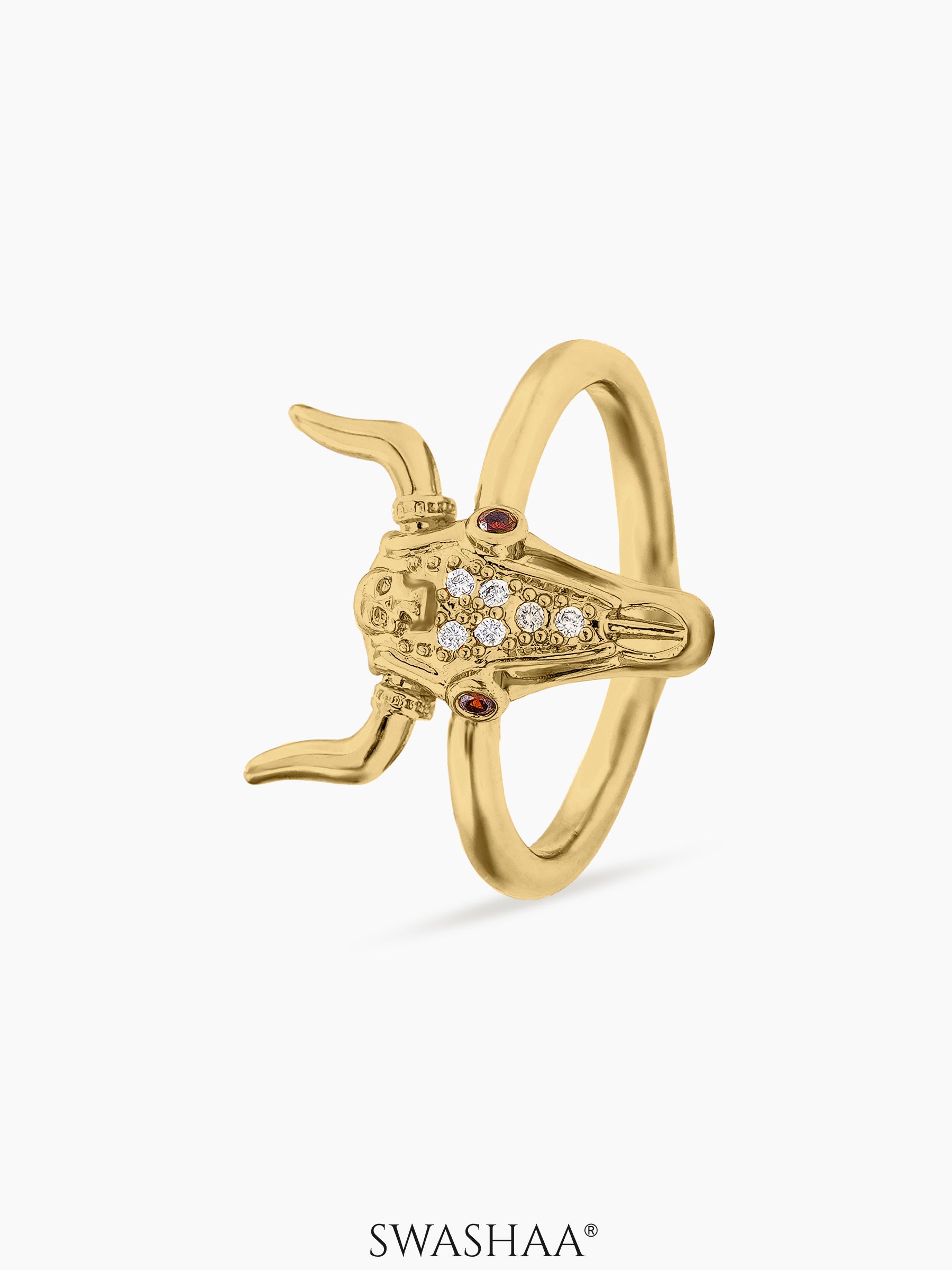 Antlers 18K Gold Plated Ring Gold