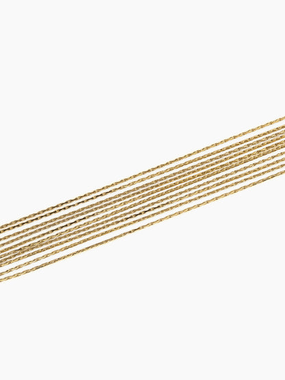 Anya Layered 18K Gold Plated Chain Bracelet