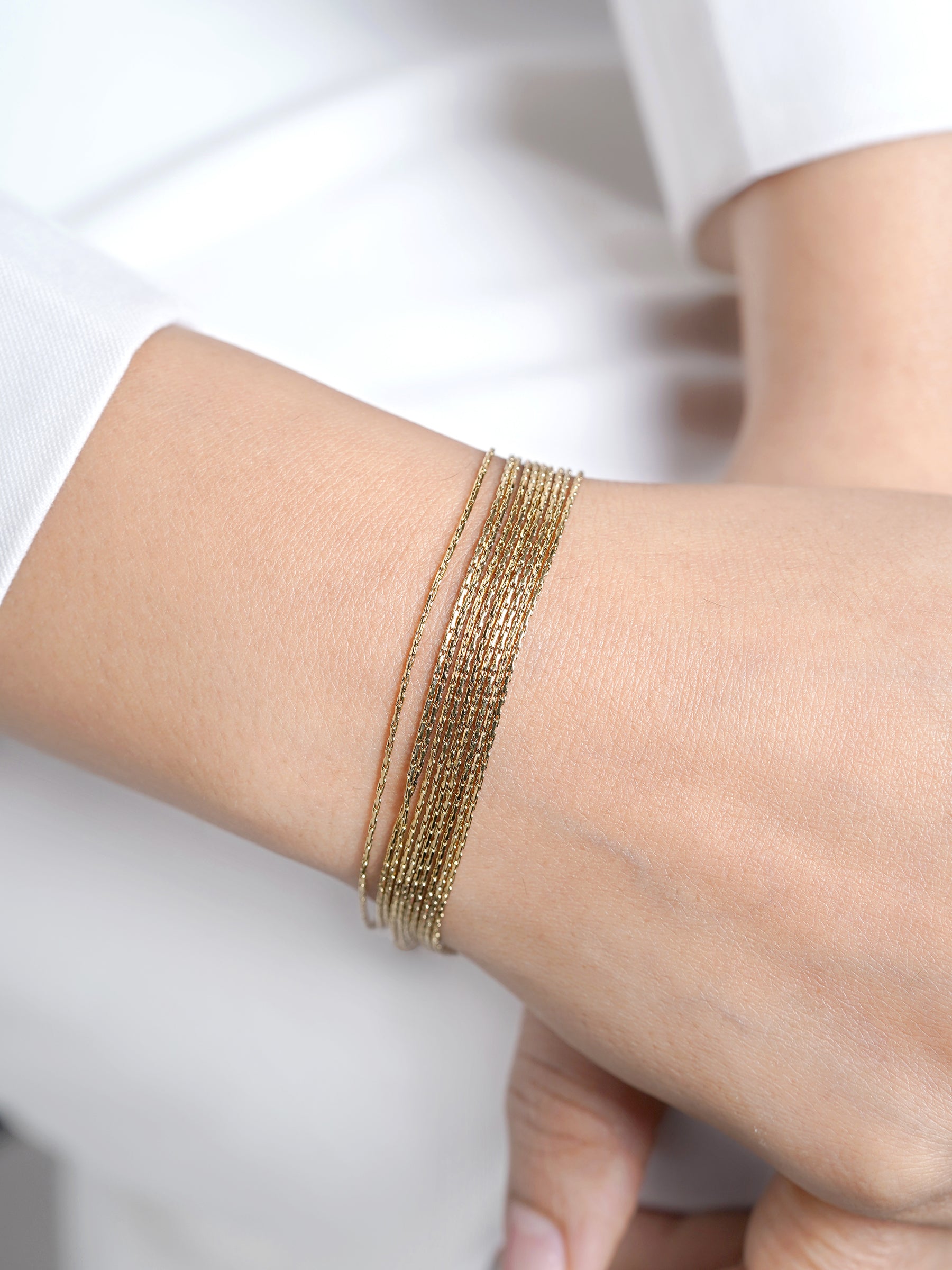 Anya Layered 18K Gold Plated Chain Bracelet