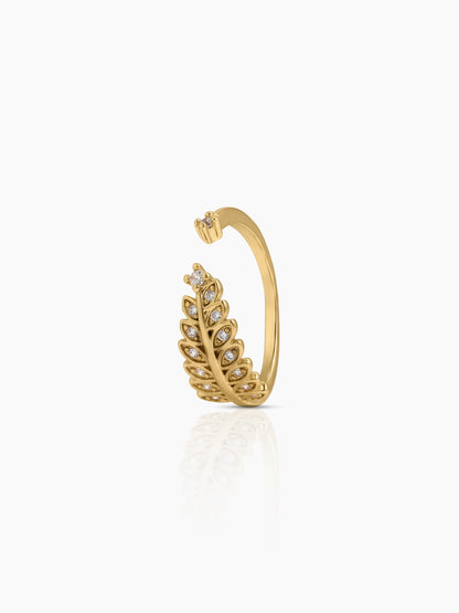 Arelia Diamond 18K Gold Plated Women's Ring Gold