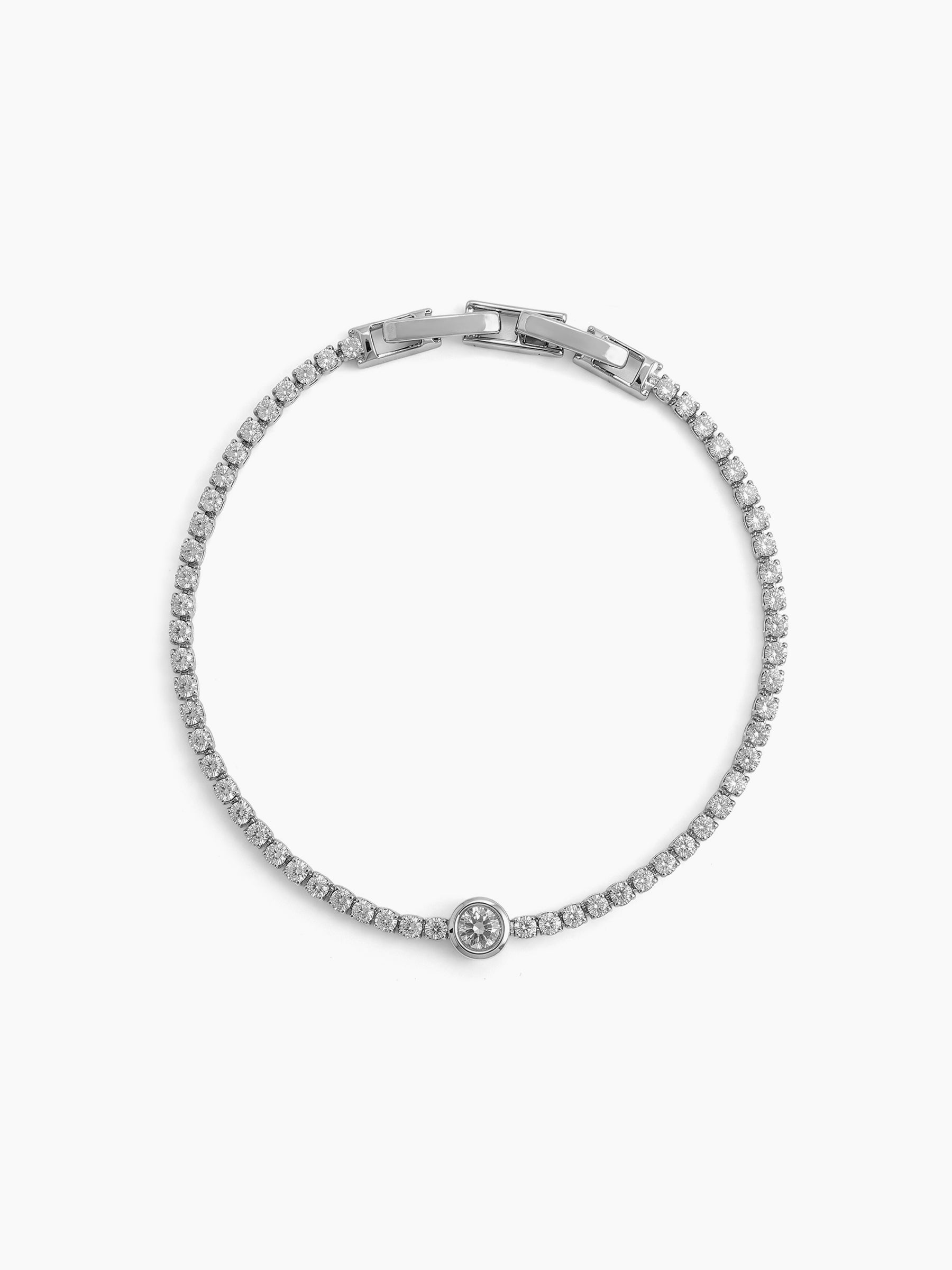 Arham Diamond Silver Rakhi