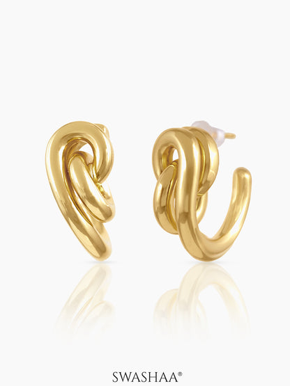 Ariadne 18K Gold Plated Earrings Gold