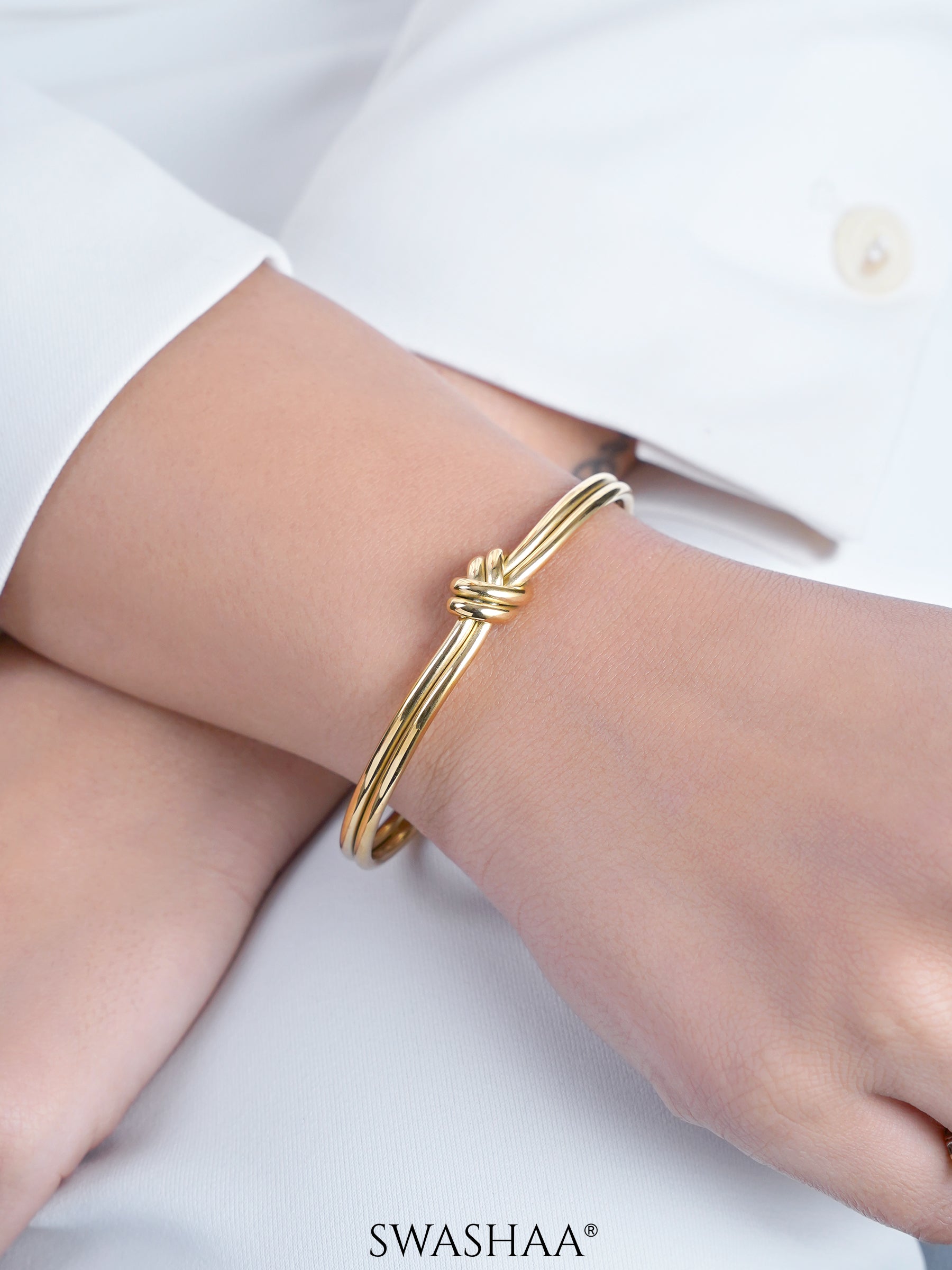 Arlen Knot Cuff Bracelet