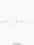 Ashna Rosegold Plated Ring Bracelet