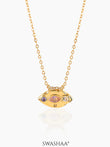 Astra Eye 18K Gold Plated Necklace Gold