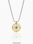Atlas Circuit Men's Chain Pendant Silver