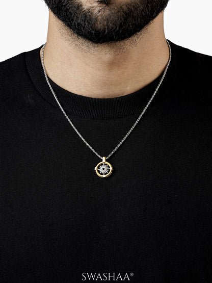 Atlas Circuit Men's Chain Pendant