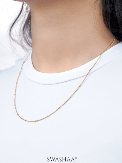 Aulus 18K Gold Plated women's chain