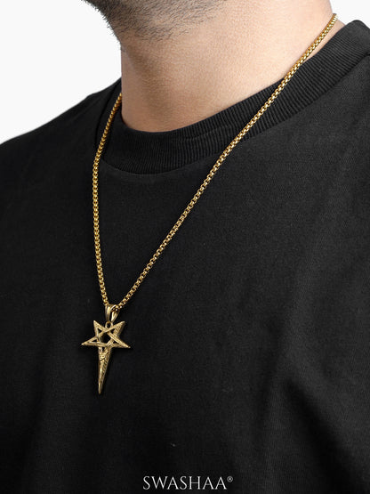 Auralin Star Spear Men's Chain Pendant