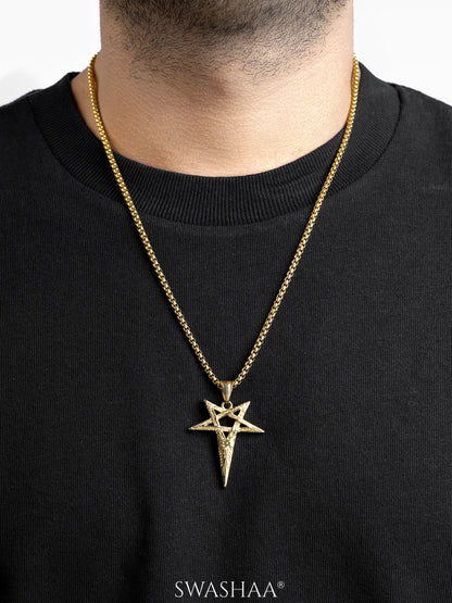 Auralin Star Spear Men's Chain Pendant