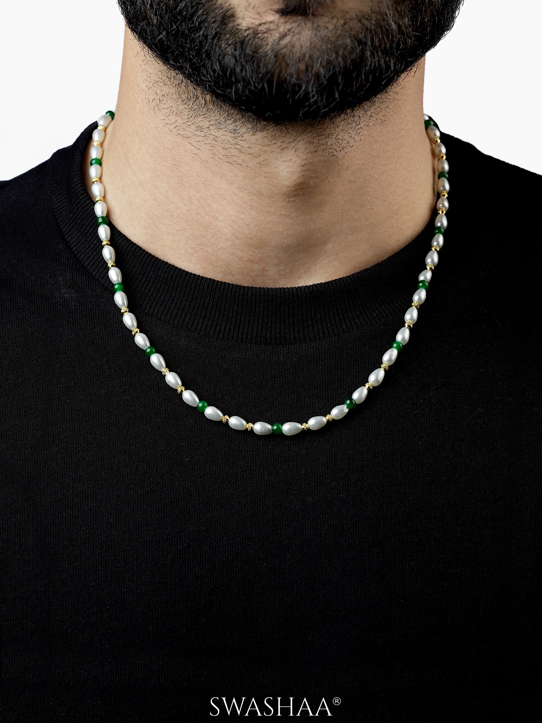 Aurel Pearl Men's Chain