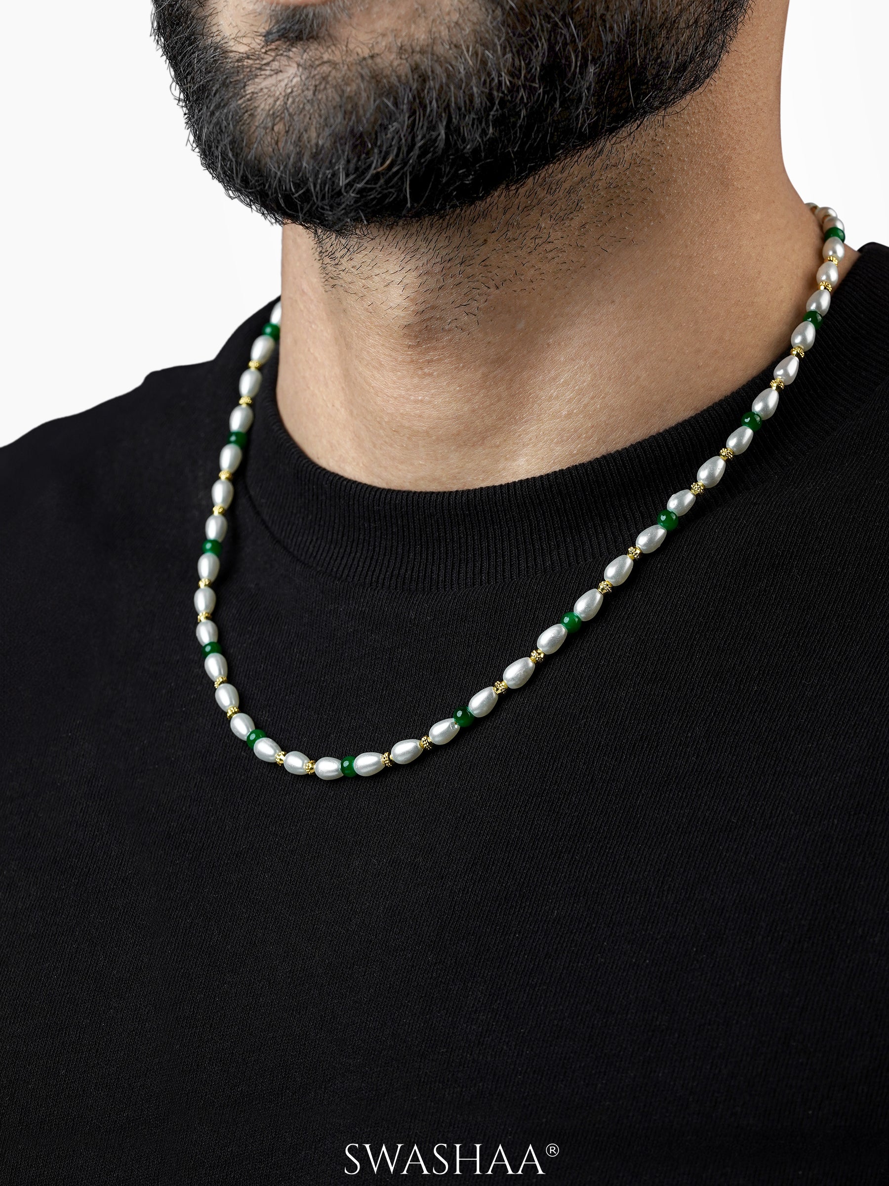 Aurel Pearl Men's Chain