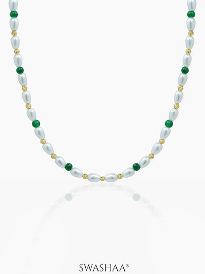 Aurel Pearl Men's Chain Silver