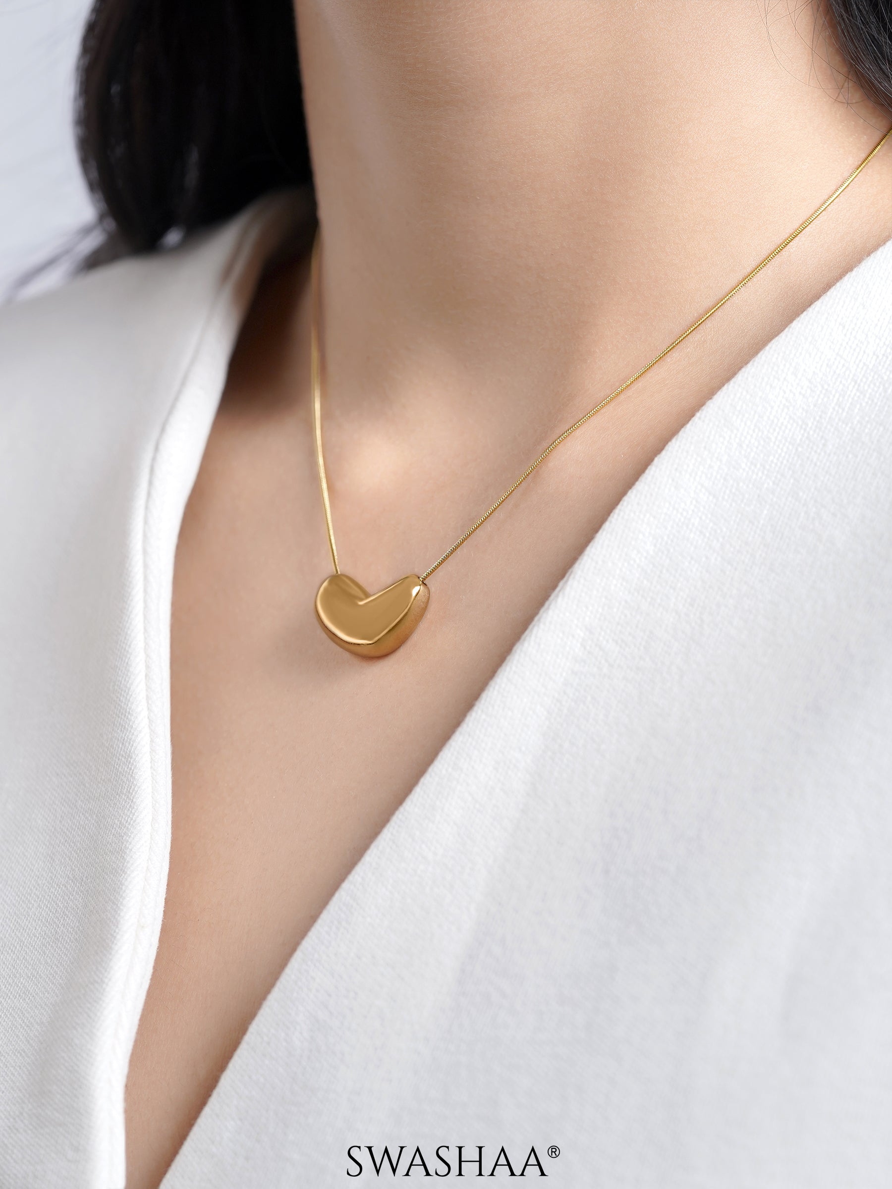 Aurevia Bean Heart Necklace