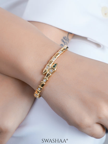 Aurza Snake Diamond Band Bracelet