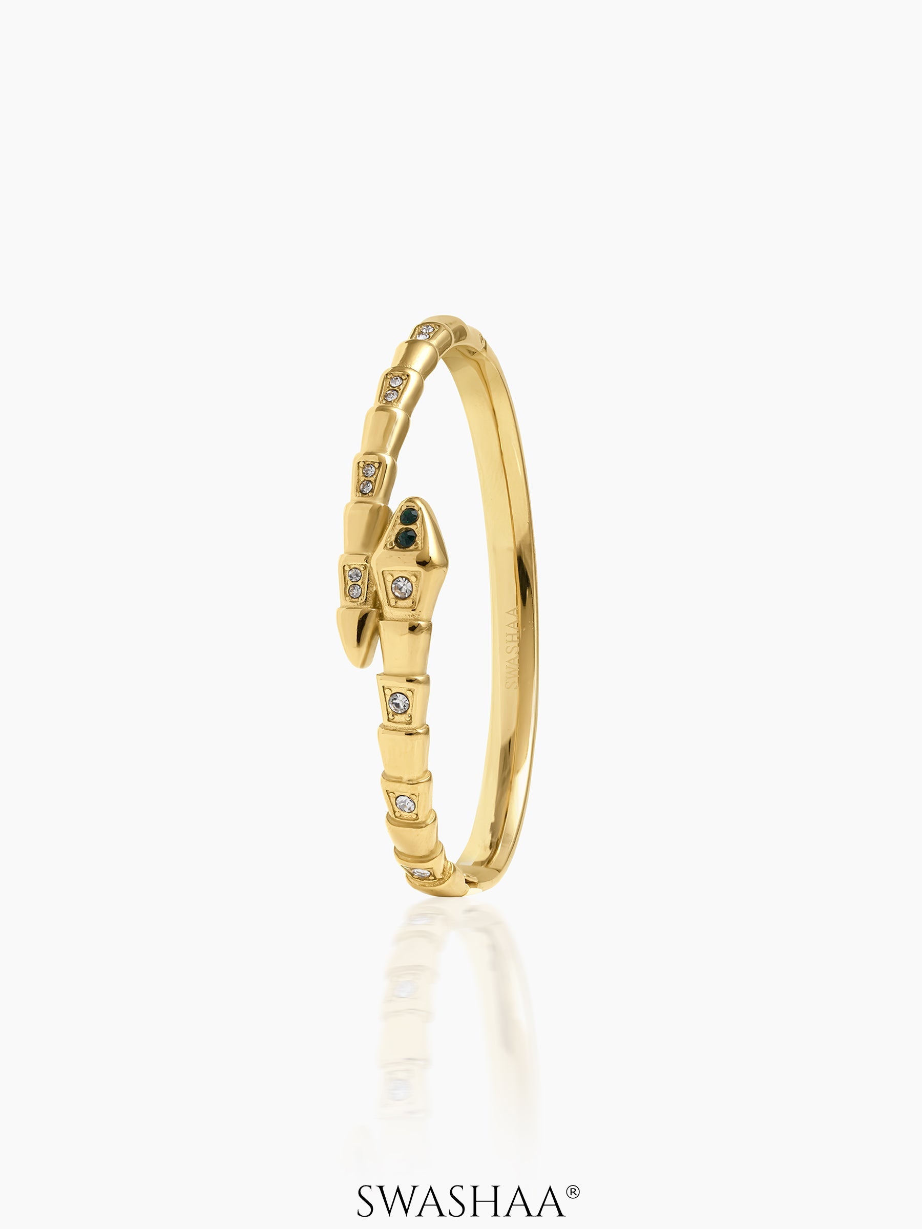 Aurza Snake Diamond Band Bracelet