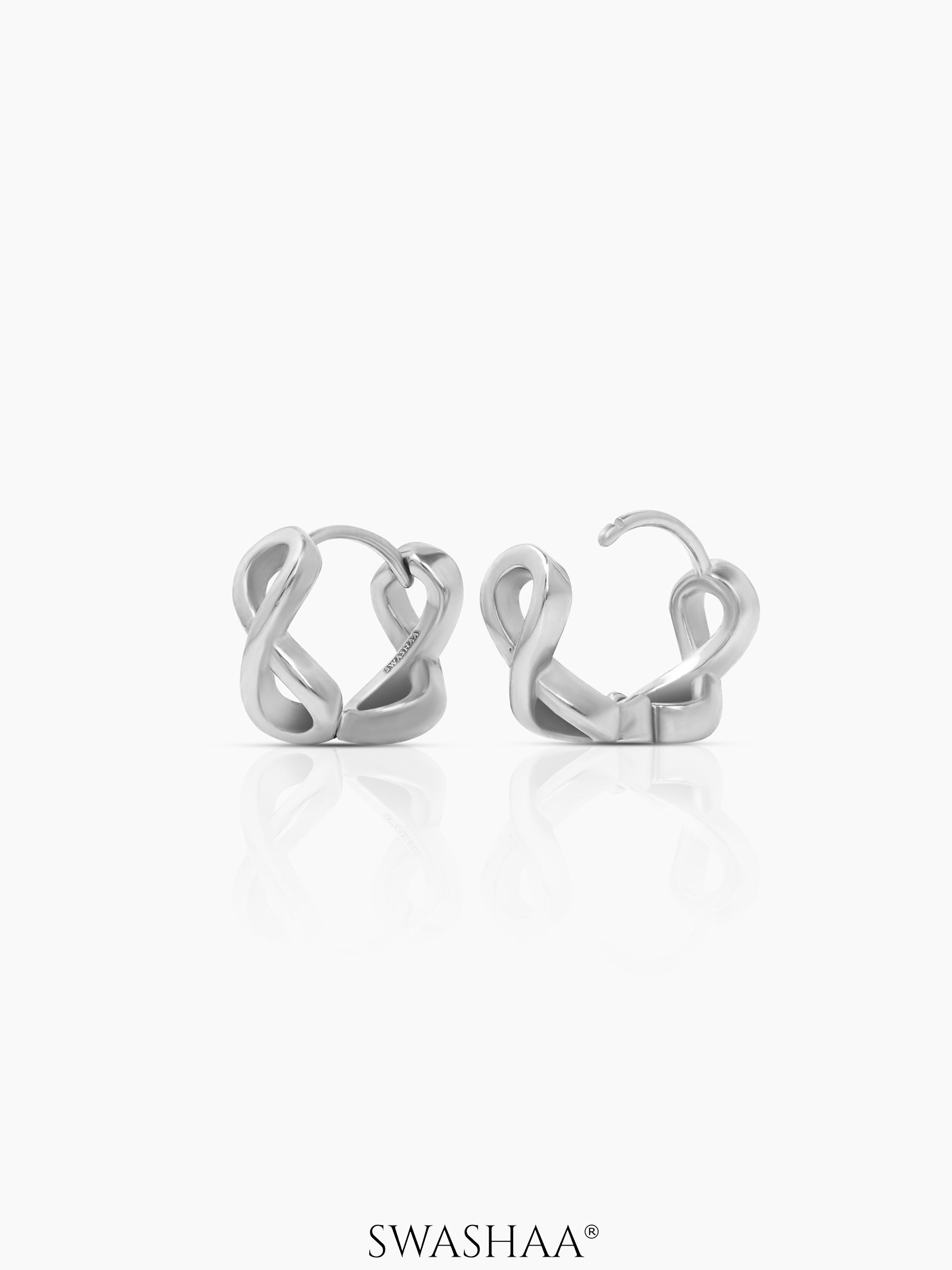 Axel Infinity Men's Hoop Earrings