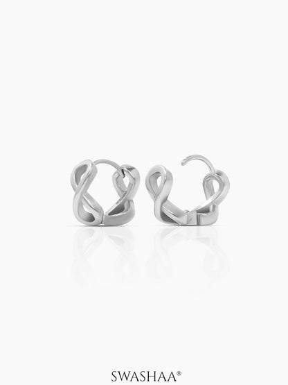 Axel Infinity Men's Hoop Earrings