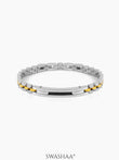 Axel Men's Watch Belt Bracelet Silver