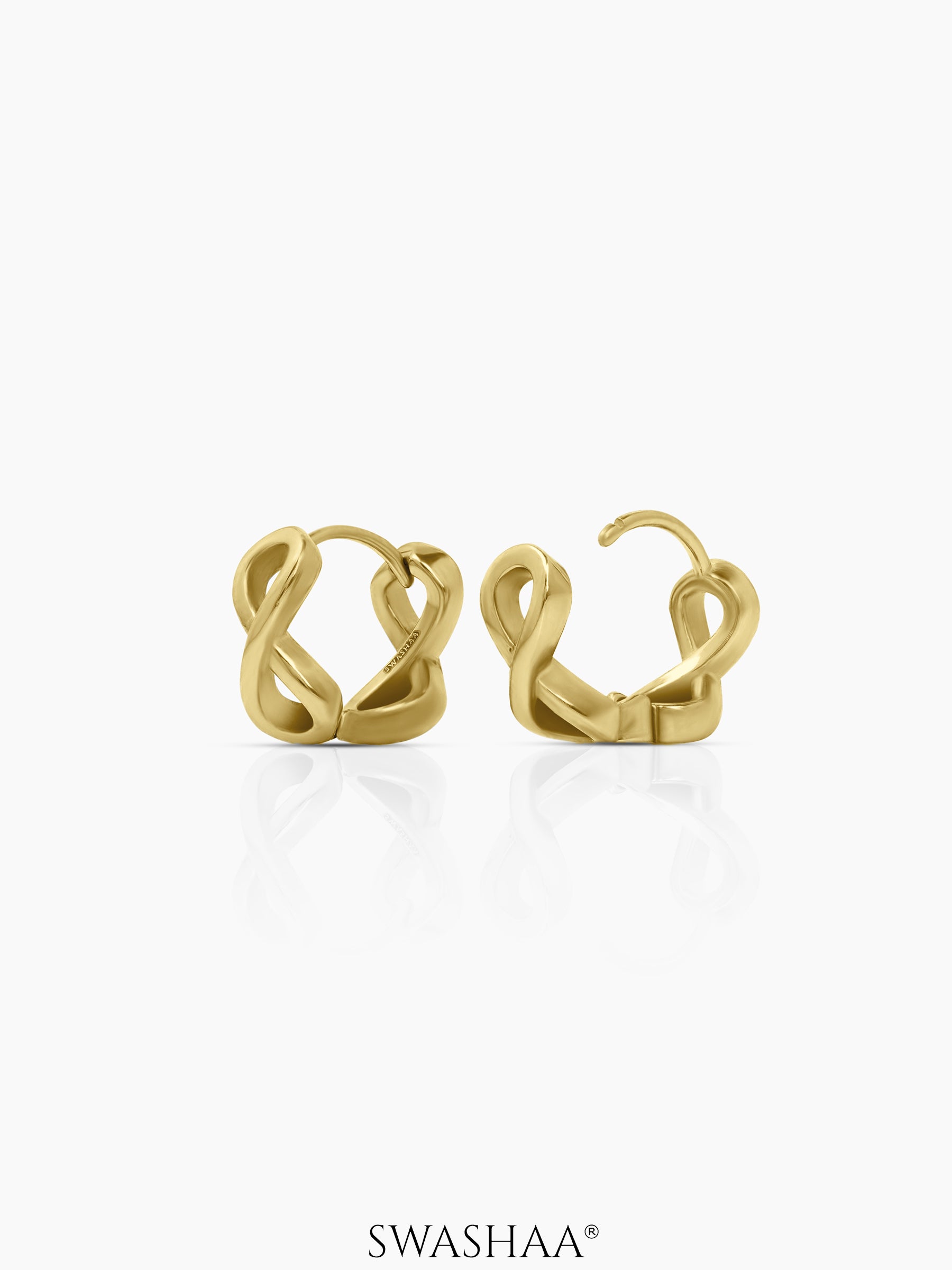 Axel Infinity Men's Hoop Earrings