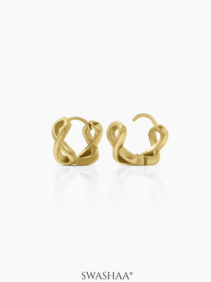 Axel Infinity Men's Hoop Earrings