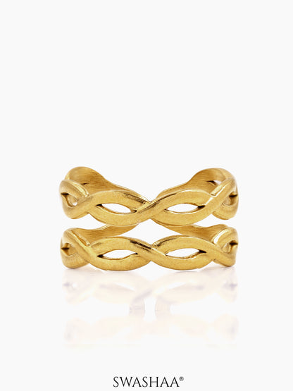 Ayla 18K Gold Plated Ring Gold