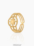 Aza 18K Gold Plated Ring Gold