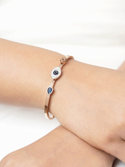 Bailee Evil Eye Rosegold Bracelet