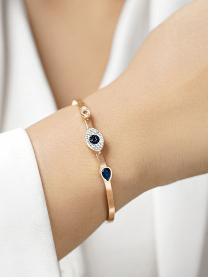 Bailee Evil Eye Rosegold Bracelet