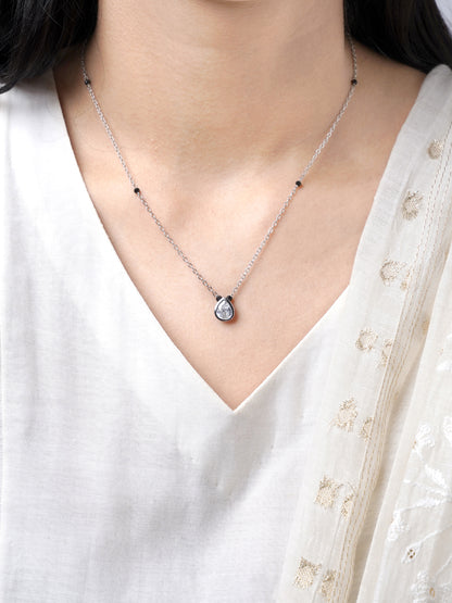 Barkha Silver Mangalsutra