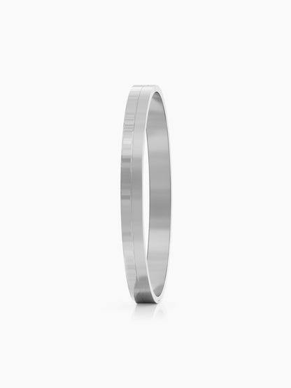 Benjomia Silver Men's Kada Silver