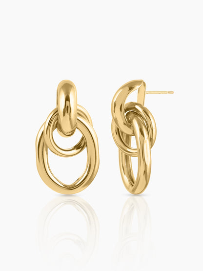 Bianca 18K Gold Plated Earrings Gold