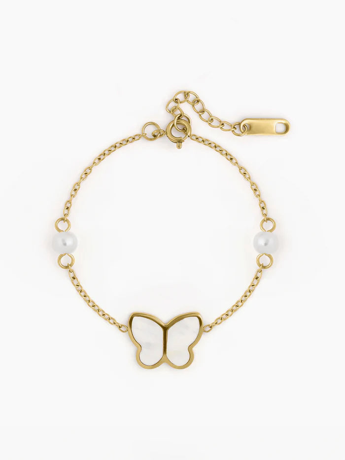 Bibi Butterfly 18K Gold Plated Kid's Bracelet Gold