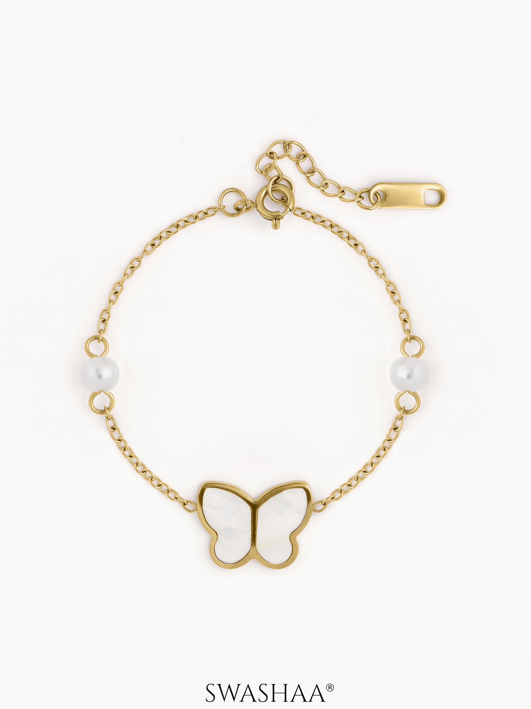 Bibi Butterfly 18K Gold Plated Kid's Bracelet Gold