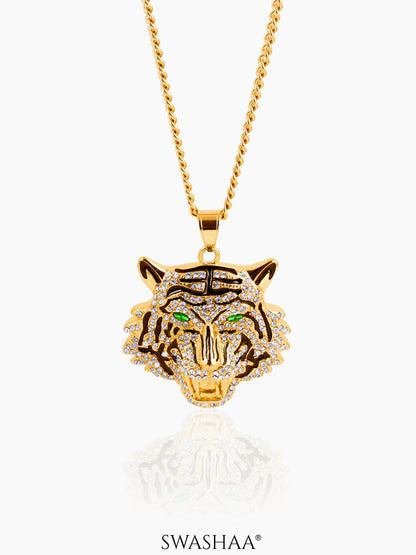 Birendra Men's Chain Pendant 18K Gold Plated
