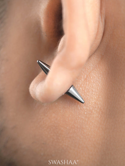 Blaze Dual Spike Men's Stud Earrings