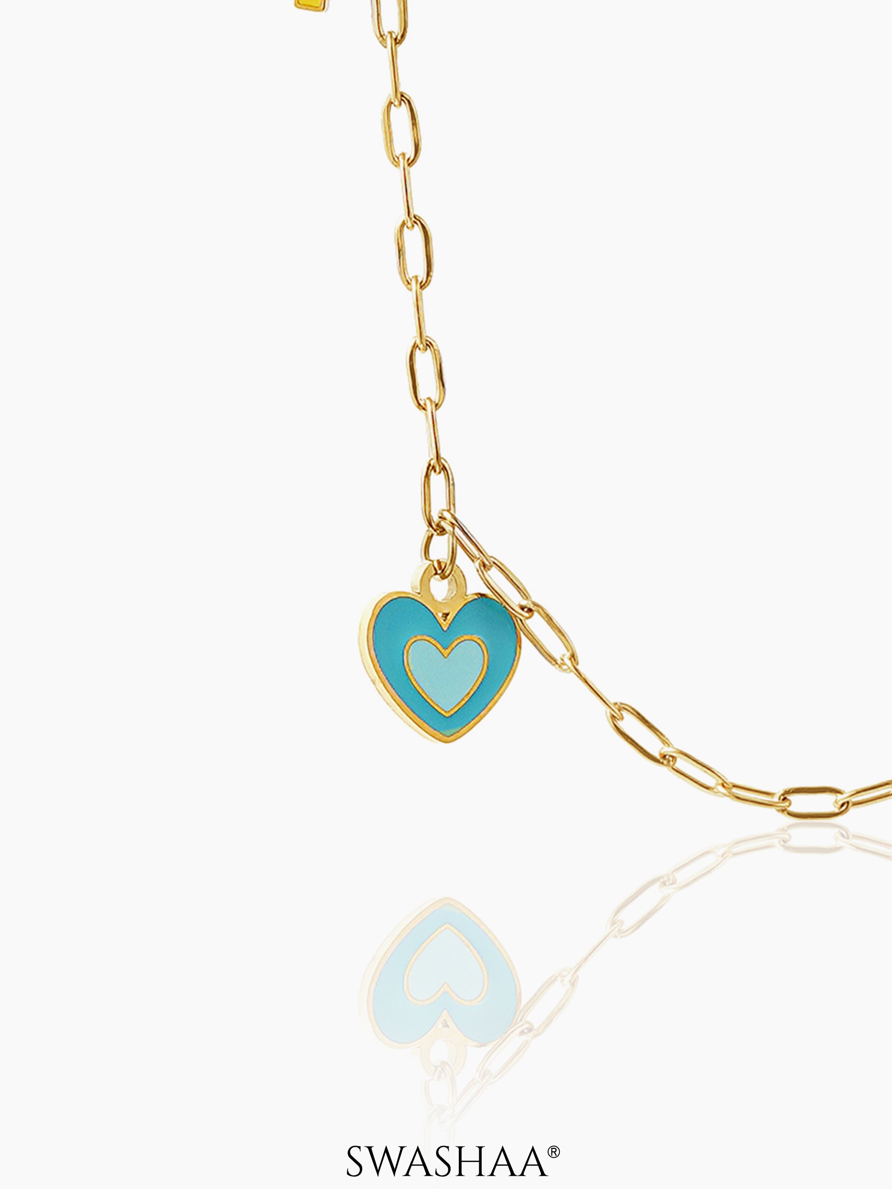 Blossom Love Charms 18K Gold Plated Kid's Necklace