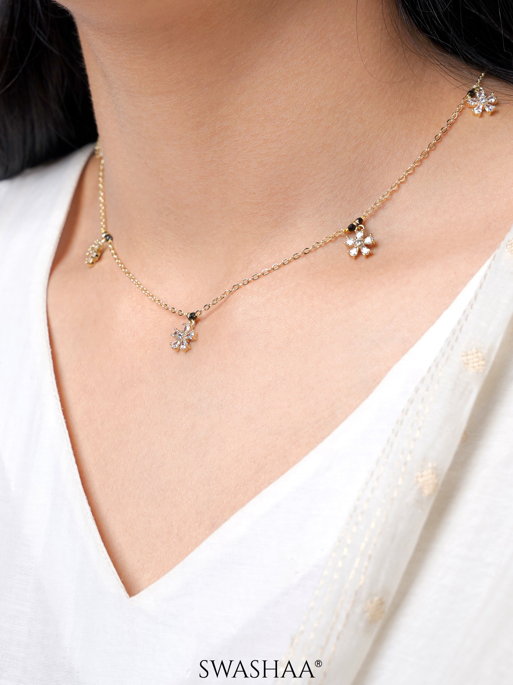 Blossomy 14K Gold Plated Mangalsutra
