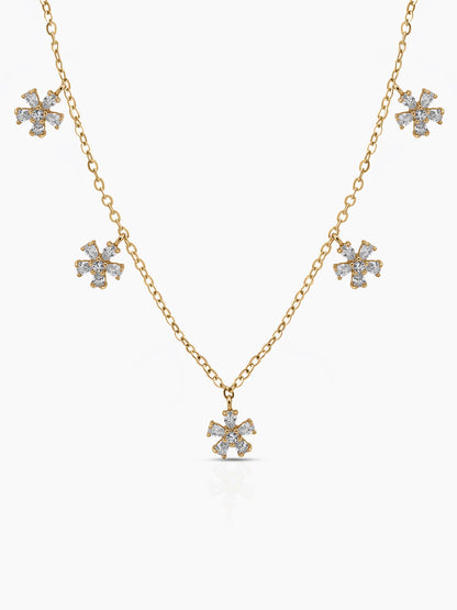Blossomy 14K Gold Plated Choker Gold