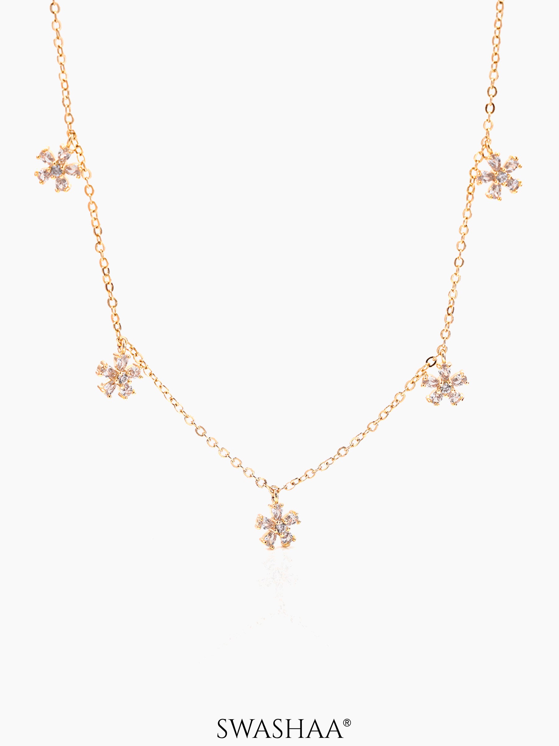 Blossomy 14K Gold Plated Choker Gold
