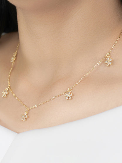 Blossomy 14K Gold Plated Choker