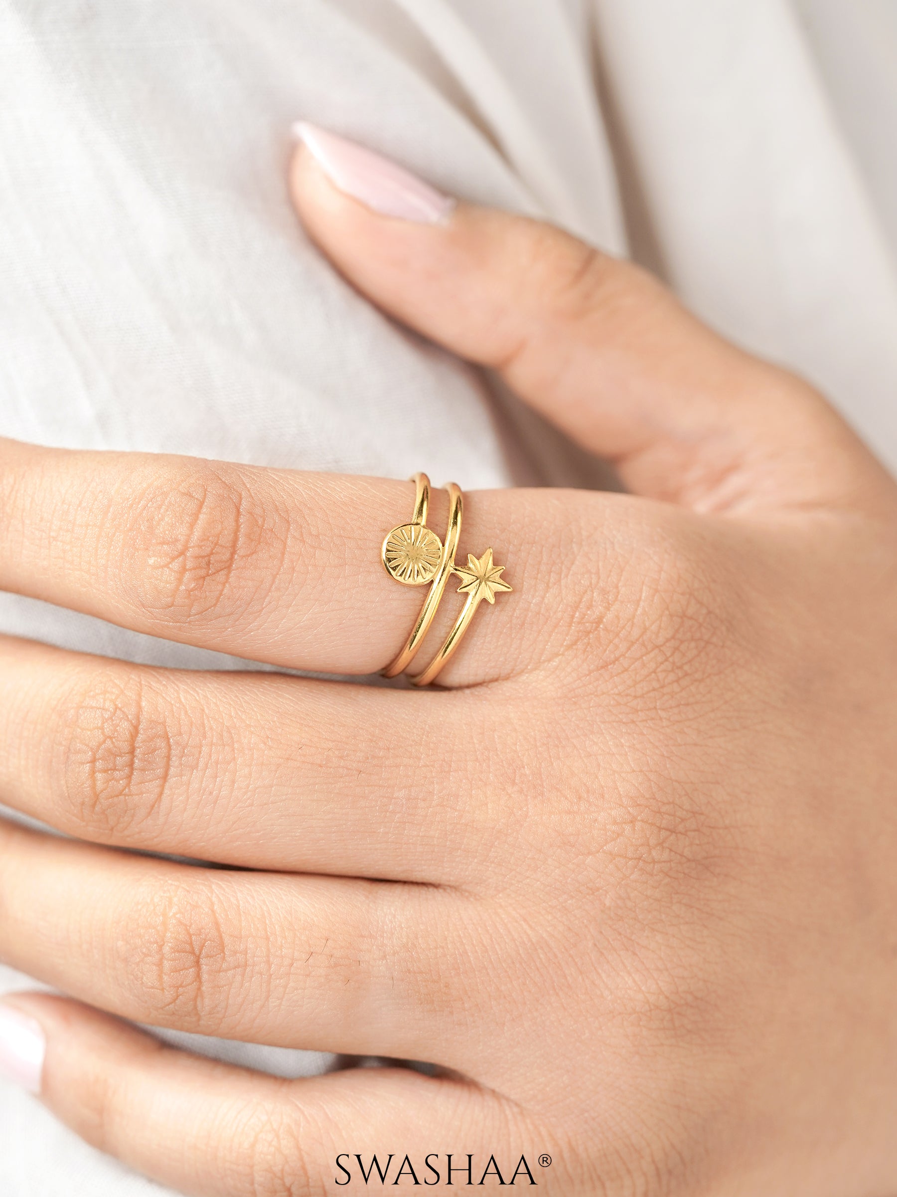 Bodhi 18K Gold Plated Ring
