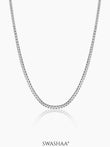 Box 1MM Women's Chain Silver