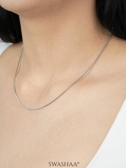 Box 1MM Women's Chain
