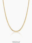 Box 2 MM Men's Chain 18K Gold Plated