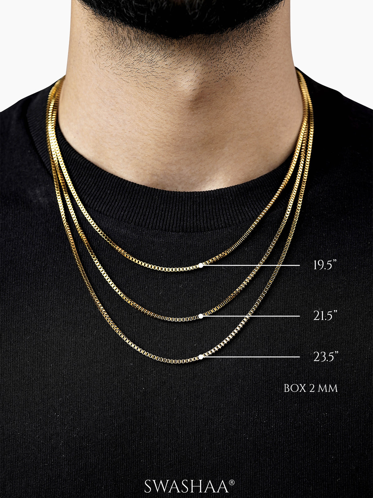 Box 2 MM Men's Chain